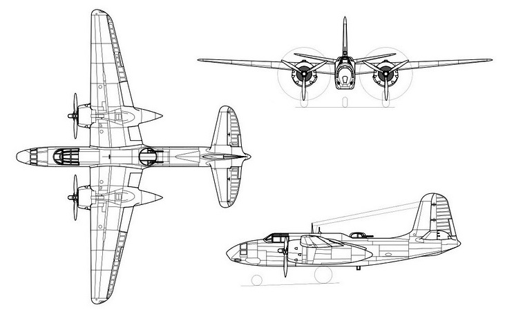 DOUGLAS A-20 Havoc A20 3D view