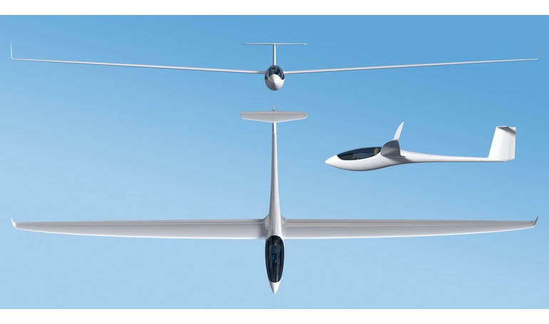 SCHLEICHER AS-34Me A34E 3D view