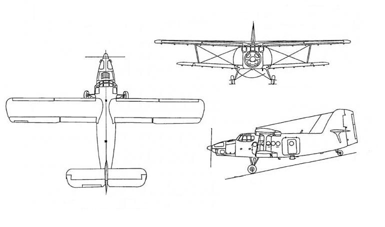 ANTONOV An-3 AN3 3D view