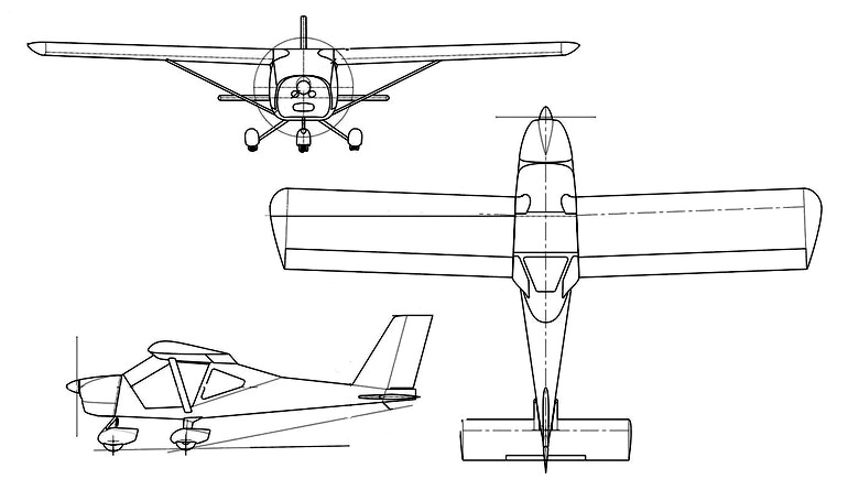 AEROPRAKT A-32 Vixxen AP32 3D view
