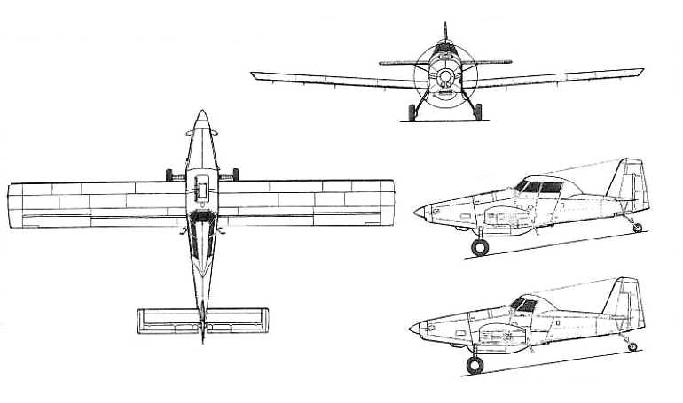 AIR TRACTOR AT-802 AIR TRACTOR AT-802 Fire Boss AT8T 3D view