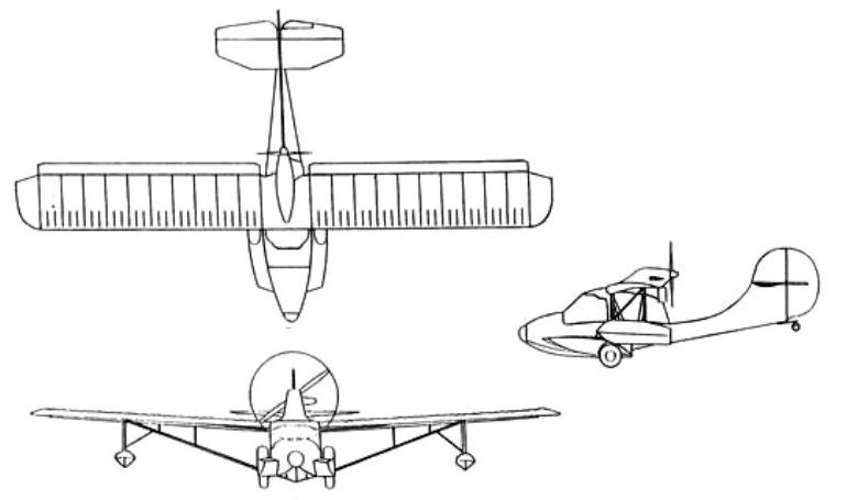 AVID Avid Amphibian AVID Catalina LIGHT AERO Avid Amphibian AVAM 3D view