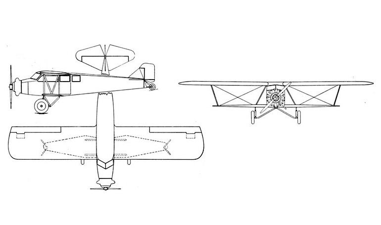 BUHL CA-3 Sport Airsedan BCA3 3D view