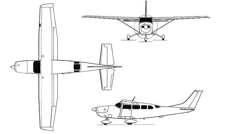 CESSNA 207 Skywagon 207 CESSNA 207 Stationair 7 CESSNA 207 Stationair 8 CESSNA T207 Turbo Skywagon 207 CESSNA T207 Turbo Stationair 7 CESSNA T207 Turbo Stationair 8 REIMS F207 C207 3D view