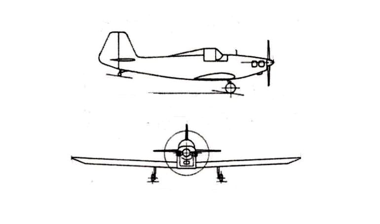 CVJETKOVIC CA-61 Mini Ace CA61 3D view