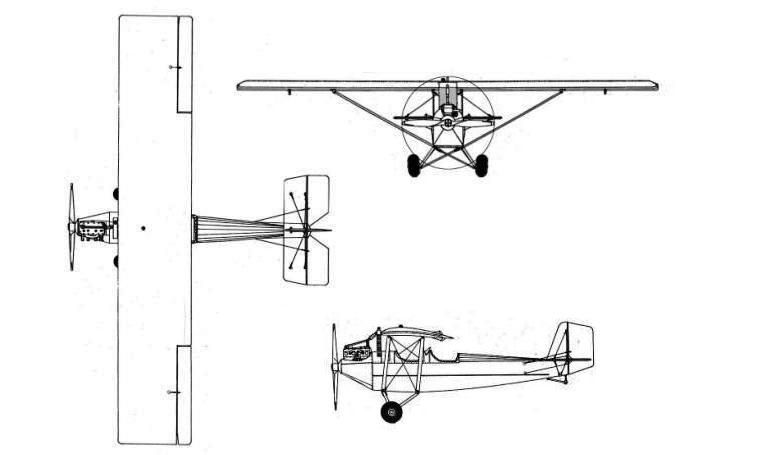 GREGA GN-1 Aircamper PIETENPOL B-4 Aircamper ST. CROIX Pietenpol Aircamper CAMP 3D view