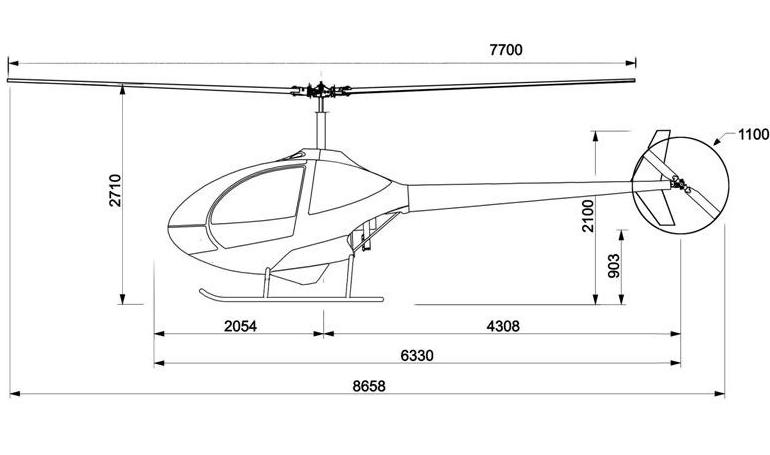 CICARE CH-12 CH12 3D view