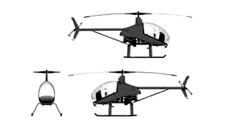 HELI-SPORT CH-7 Kompress CH7 3D view