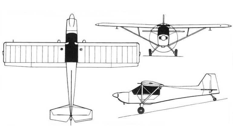 RANS S-7 Courier CRER 3D view