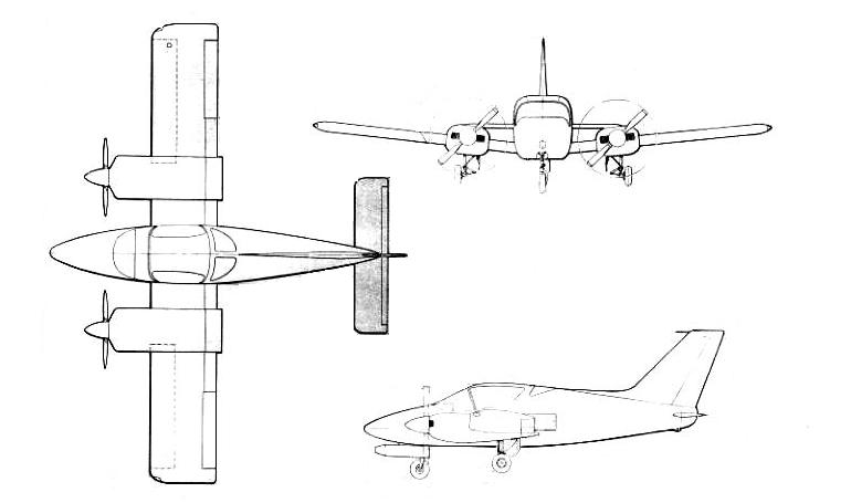 DERRINGER New Derringer WING D-1 Derringer D1 3D view