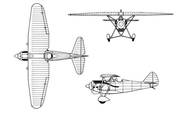 DEWOITINE D-26 DEWOITINE D-27 EKW D-26 EKW D-27 DWD2 3D view