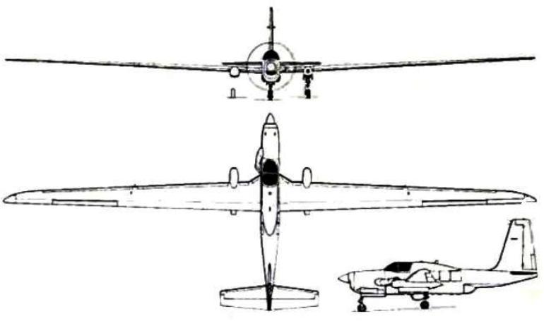 GROB D-500 Egrett 2 GROB G-520 Strato 1 EGRT 3D view