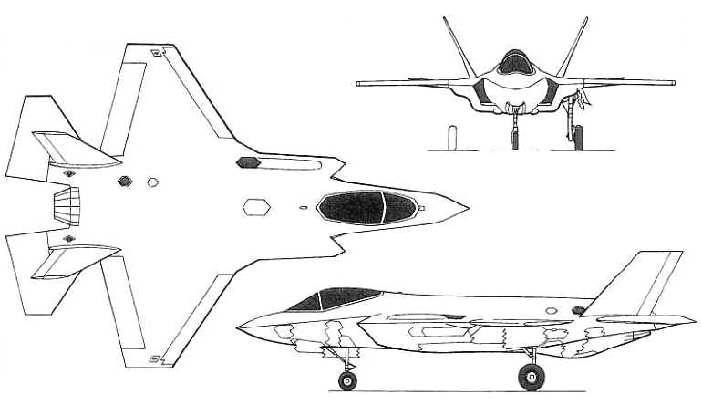LOCKHEED MARTIN F-35A Lightning 2 LOCKHEED MARTIN F-35C Lightning 2 F35 3D view