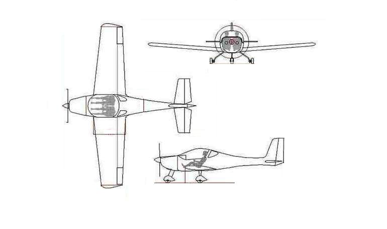 FLYING MACHINES FM-250 Vampire FM25 3D view