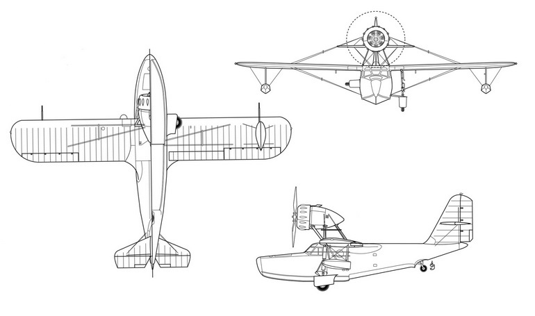FLEETWINGS F-4 Sea Bird FWSB 3D view