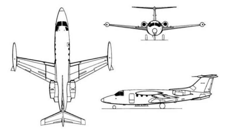 HFB HFB-320 Hansa MBB HFB-320 Hansa HF20 3D view