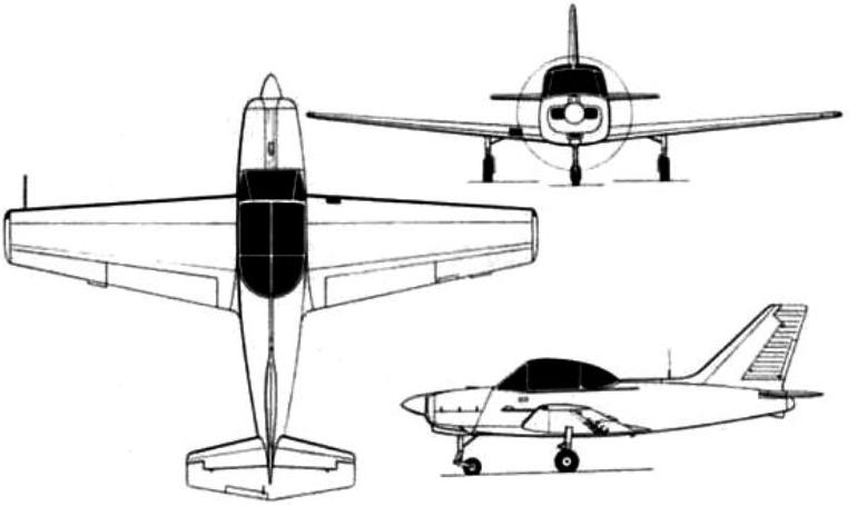 HINDUSTAN HPT-32 Deepak HT32 3D view