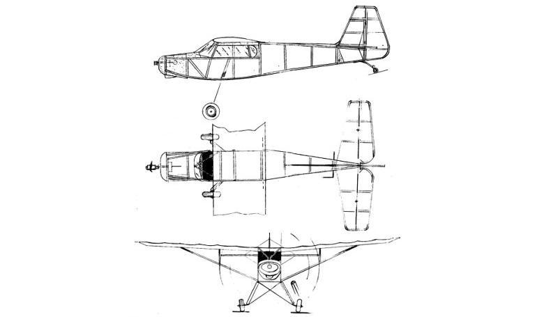 DINFIA IA-51 Tehuelche FMA IA-51 Tehuelche IA51 3D view