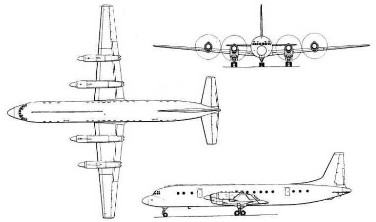 ILYUSHIN Il-18 ILYUSHIN Il-18 Bizon ILYUSHIN Il-20 ILYUSHIN Il-22 Zebra ILYUSHIN Il-24 IL18 3D view