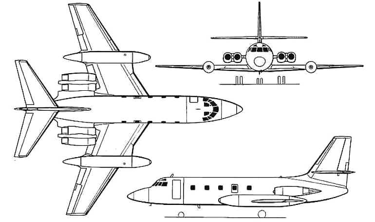 LOCKHEED L-1329 Jetstar 2 LOCKHEED L-1329 Jetstar 731 L29B 3D view