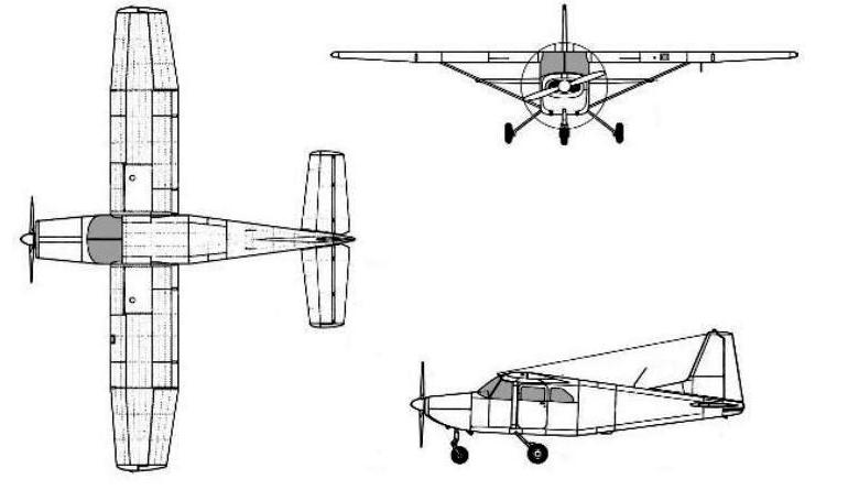 AERMACCHI AL-60 AERMACCHI AL-60 Conestoga AERMACCHI AL-60 Trojan AERMACCHI AL-60 Loadmaster ATLAS AL-60 Kudu LOCKHEED LASA-60 LOCKHEED-AZCARATE LASA-60 Santa Maria MACCHI AL-60 LA60 3D view