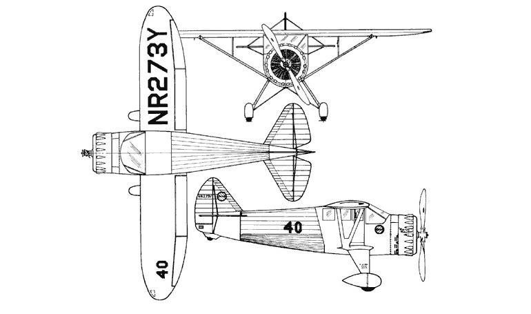 MONOCOUPE 90 MC90 3D view