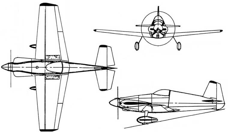 BUSHBY MM-1 Midget Mustang LONG MM-1 Midget Mustang MUSTANG MM-1 Midget Mustang MIMU 3D view