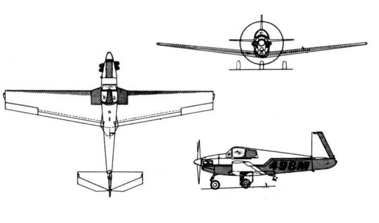 MOONEY M-18 Mite MOONEY M-18 Wee Scotsman MITE 3D view