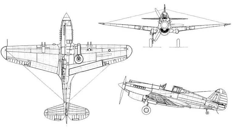 JURCA MJ-12 P-40 MJ12 3D view