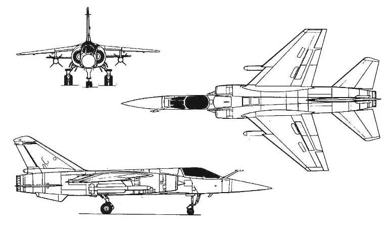 DASSAULT Mirage F1 MRF1 3D view