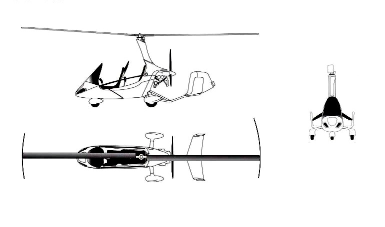 AUTOGYRO MT-03 AUTOGYRO MTOSport ROTORSPORT MT-03 ROTORSPORT MTOSport MT 3D view