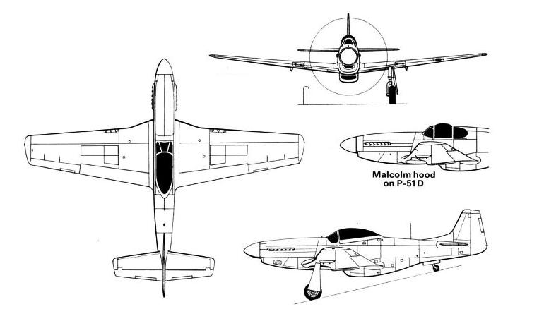 COMMONWEALTH (1) CA-18 Mustang NORTH AMERICAN A-36 Mustang NORTH AMERICAN F-51 Mustang NORTH AMERICAN P-51 Mustang P51 3D view