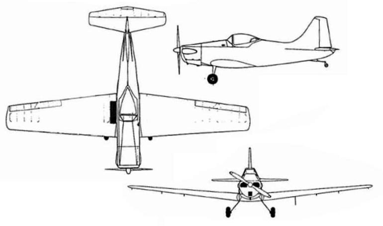PIK PIK-11 Tumppu PK11 3D view