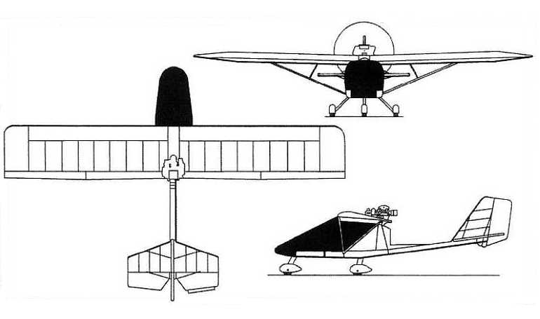 RANS S-12 Airaile RANS S-12 Super Airaile RS12 3D view