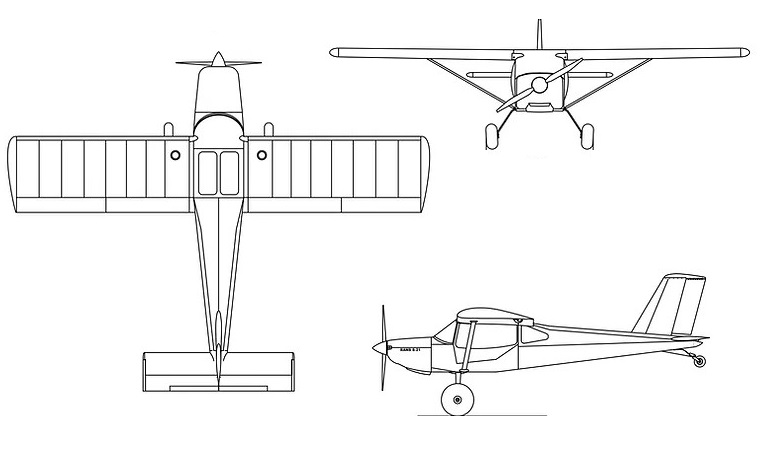 RANS S-21 Outbound RS21 3D view