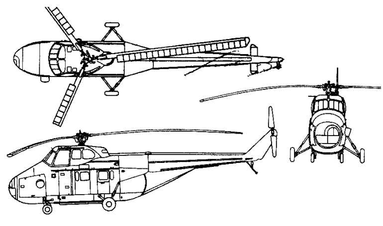 SIKORSKY CH-19 SIKORSKY H-19 SIKORSKY H-19 Chickasaw SIKORSKY HH-19 SIKORSKY HO4S SIKORSKY HRS SIKORSKY S-55 SIKORSKY S-55A SIKORSKY S-55C SIKORSKY UH-19 SIKORSKY UH-19 Chickasaw S55P 3D view
