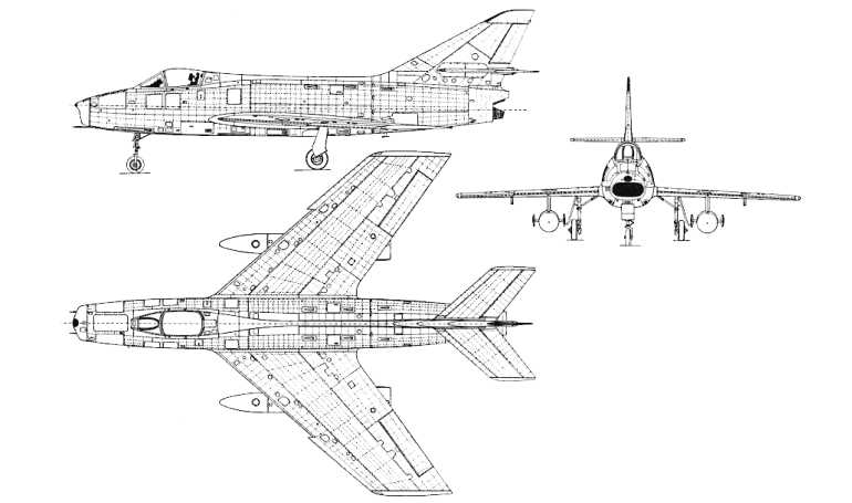DASSAULT Super Mystere B2 SMB2 3D view