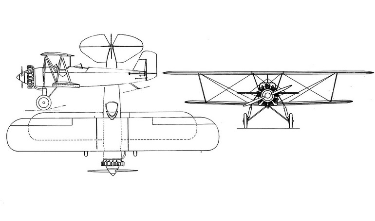 STEARMAN C-3 ST3 3D view