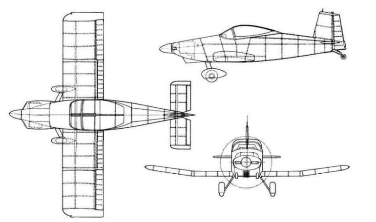 CLASSIC SPORT S-18 SUNDERLAND S-18 THORP T-18 Tiger T18 3D view