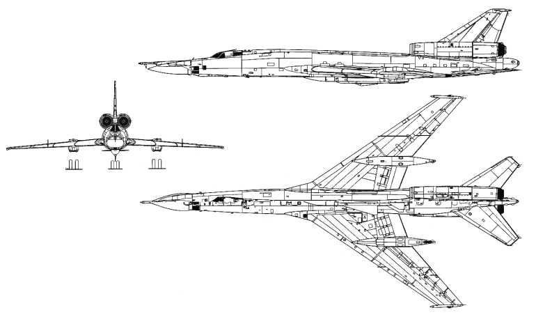 TUPOLEV Tu-22M T22M 3D view