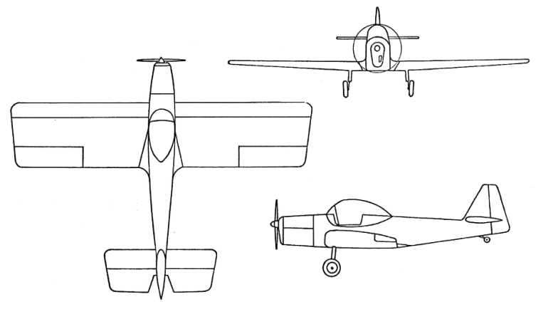 AVIONS FAIREY Tipsy Junior TIPSY Junior TIJU 3D view
