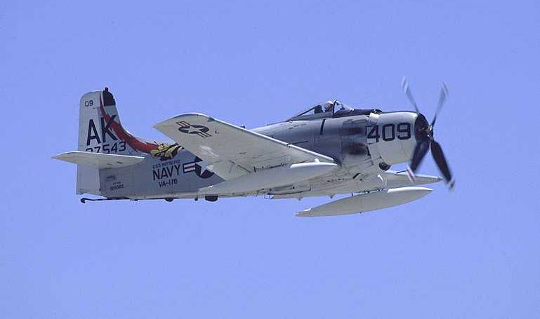 DOUGLAS AD Skyraider DOUGLAS EA-1 Skyraider A1 aircraft photograph
